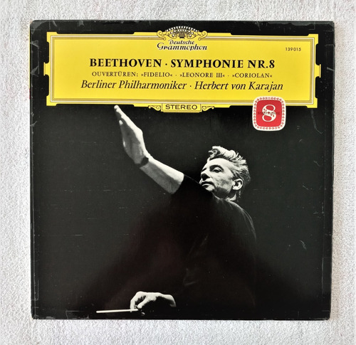 Herbert Von Karajan Lp Beethoven Symphonie No. 8 