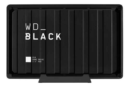 Disco duro externo Western Digital D10 Game Drive WDBA3P0080HBK 8TB negro