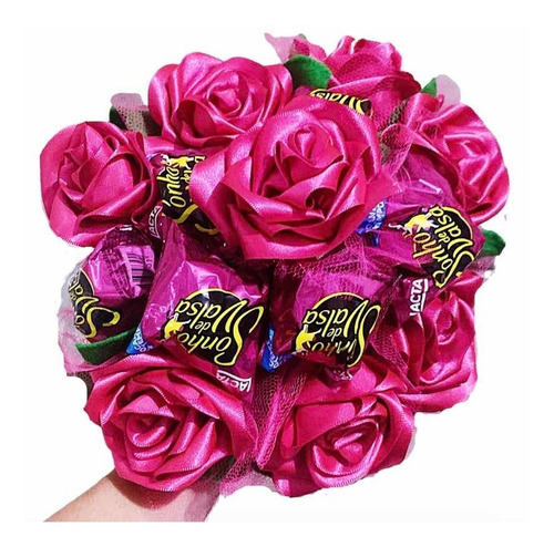 Imagem 5 de 8 de Buquê De Flores De Chocolate Com Flores Presente Especial