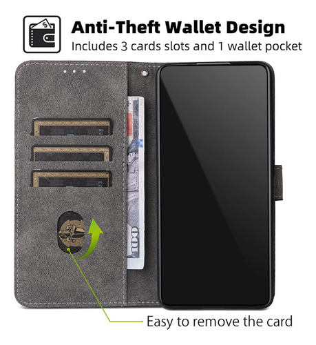 Para Infinix Note 40 5g, Funda Tipo Cartera Con Cierre