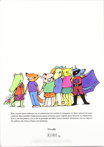 Imagen 2 de 4 de La Fiesta Un Cuento Para Colorear (grande) / Kimiko