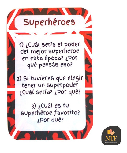 El Juego De La Conversación - Mazo Preguntas Kids