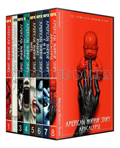 American Horror Story Importe Por Temporada Dvd Serie