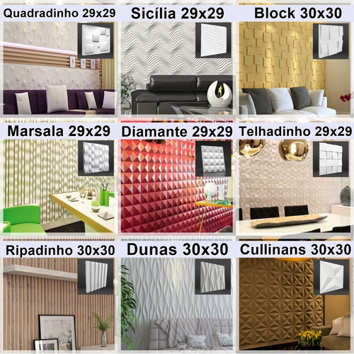 Formas Molde Pra Gesso 3d Cimento Abs Moldura Plástico Placa