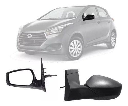 Par Retrovisor Hb20s 2012 2013 2014 2015 Ctrl Manual S/ Seta