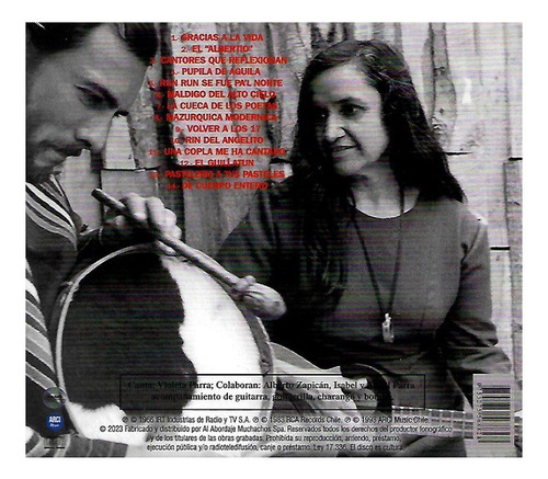 Cd Violeta Parra / Las Ultimas Composiciones (1966)