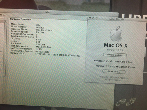 iMac 20 Pulgadas Mid-2007 (Usado)