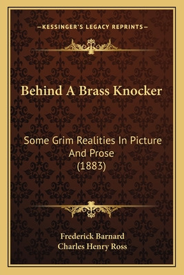 Libro Behind A Brass Knocker: Some Grim Realities In Pict...