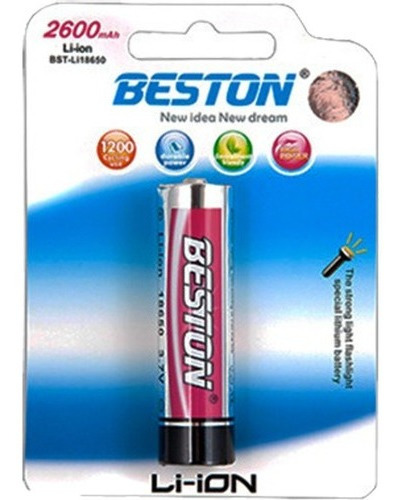 Bst-li18650 - Bateria Beston Recargable Para Linterna