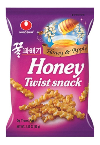 Snack Twist Miel Y Manzana Coreano