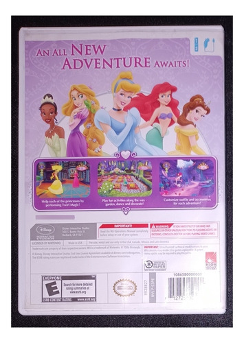 Disney Princess My Fairtale Adventure, Juego Nintendo Wii (Usado)