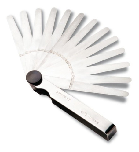 Calibre de separación de 0,04 a 5 mm, 13 cuchillas, 467 m, Starrett