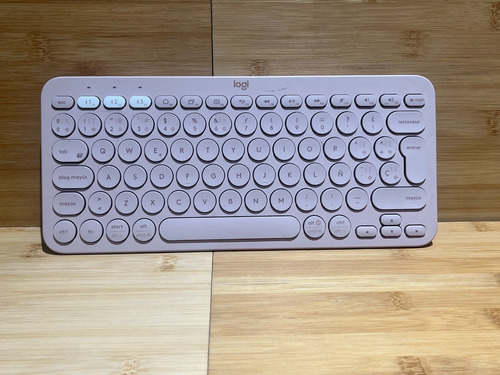 Teclado Bluetooth Logitech K380 Español Rosa