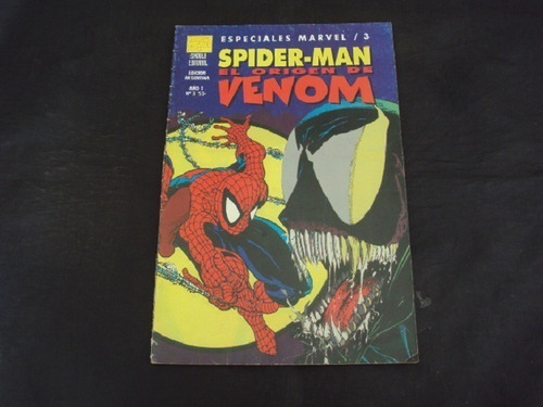 Spiderman - El Origen De Venom (simbolo) Especiales Marvel