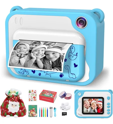 USHINING Cámara de impresión instantánea para niños, cámara de USHINING Cámara de impresión instantánea para niños, cámara de