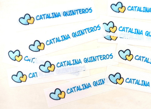 2 X30 Etiquetas Personalizadas Para Ropa P/pegar Con Plancha