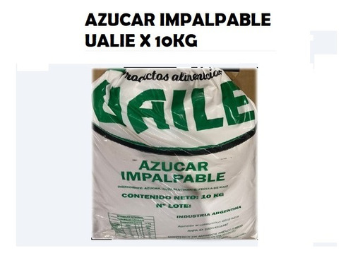 Azucar Impalpable Uaile X 10k - Mataderos