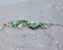 Comprar Friendship Bracelets Premium Taylor Swift Y Otros Taylor Swift 13 Verde Y Plateado Con Ganchito 8 Cm 18 Cm