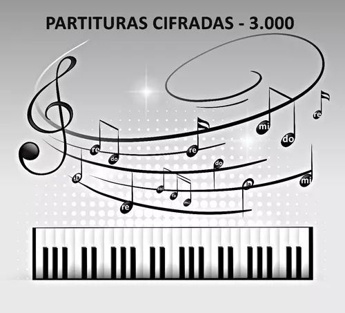 Partituras Musicais para Orgão e Teclado. - Outra Partitura da música  Infantil: Cai, cai balão!!