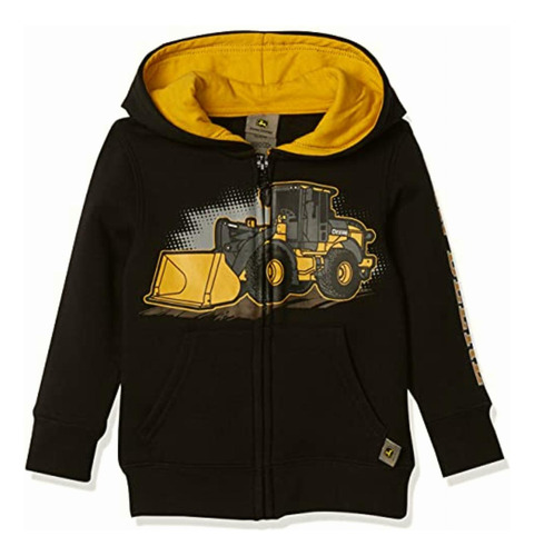 John Deere Tractor Sudadera Con Capucha De Forro Polar Con