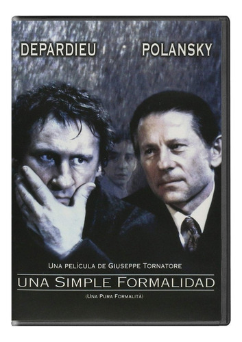 Una Simple Formalidad Gerard Depardieu Pelicula Dvd