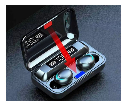 Audífonos Inalámbricos Con Bluetooth F9-5 Negro X 2 Und