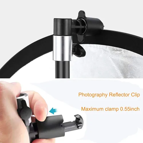 Reflector De Fotografia Con Clip De 24 Pulgadas, 5 En 1, Dif
