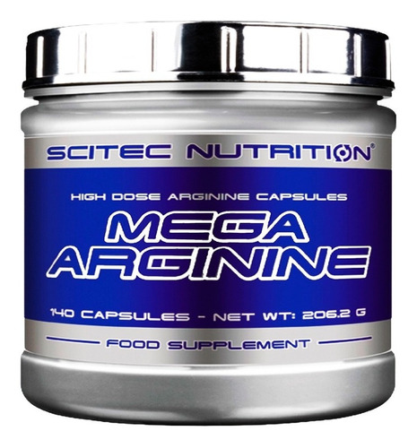 Mega Arginina Scitec Nutrition (140 Caps) 1300 Mgs