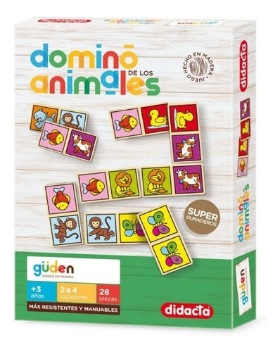 Domino De Los Animales - Juego De Mesa Didacta Regalo Reyes