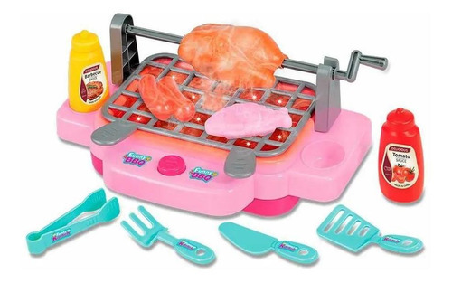 Juego de comida Toyng para barbacoa Is On The Table 42877, color rosa