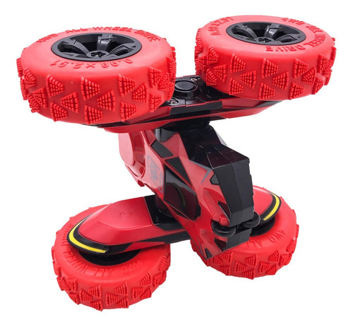 Carro A Control Remoto De Giros Stunt 360° Color Rojo