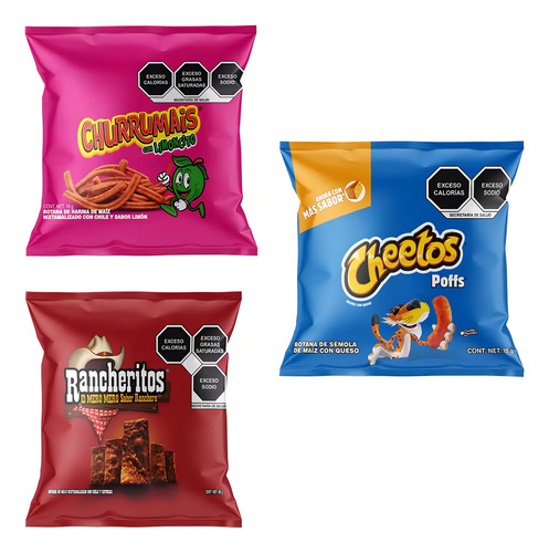 Papas Sabritas Minis 50 Piezas De 15 Gramos C/u