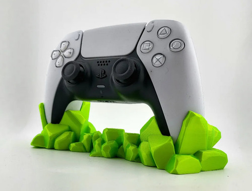 Soporte Stand De Mesa Para Joystick Dualsense Ps5 Piedras Negro