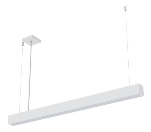 Lustre Pendente Taschibra Vetor Linear Led 20w Branca 4000k