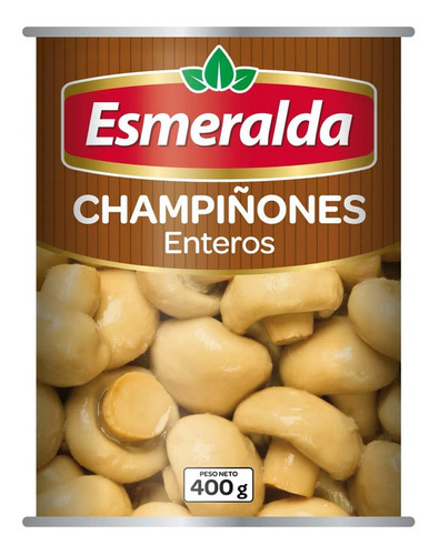 Champiñones Enteros Esmeralda 400gr(6 Unidad)super