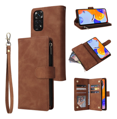 //funda De Teléfono Tipo Cartera Con Cremallera Para Xiaomi Po/