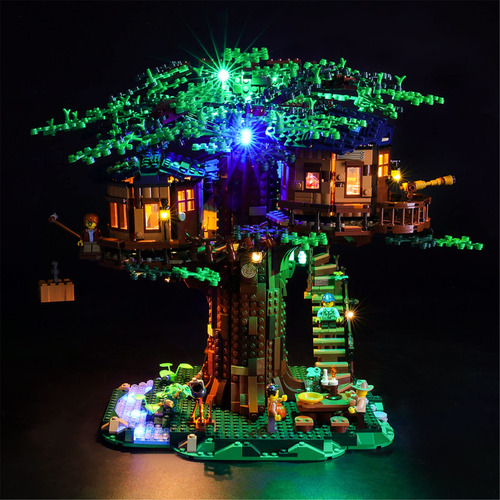 Luz Led Para Casa Árbol Lego 21318 Kit Iluminación Compati