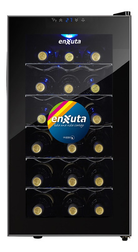Enfriador De Vino Refrigerador 18 Botellas Evenx3318 Enxuta