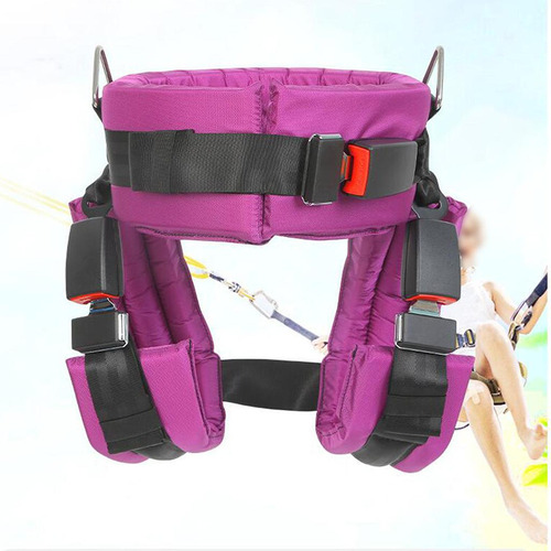 Equipo De Iones De Arnés De Trampolín Bungee De Púrpura S