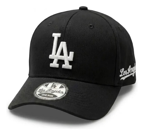 Boné La Los Angeles Blogueira Unissex Masculino Feminino Cor Preto Tamanho ÚNICO
