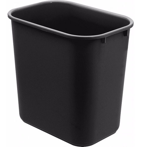 Cesto Papelero Tacho Basura Negro Acrimet 24lts (40 Cms)