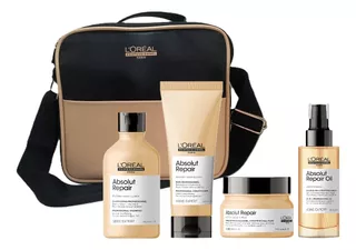 Shampoo + Acondicionador + Mascarilla + Sérum Absolut Loreal