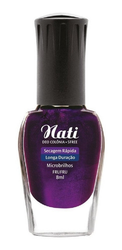 Imagem 2 de 2 de Esmalte Nati 5free - Frufru - 8 Ml - Kit Com 6 Frascos