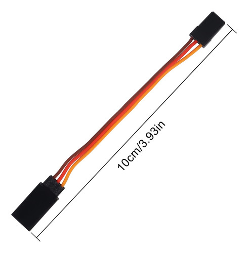 Aceirmc 10pcs 3-pin Servo Extensión Cable Cable Hembra A Mac