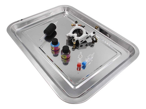 Bandeja De Acero Inoxidable Para Tatuajes Combofix 3 Unida