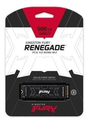 Ssd Kingston Fury Renegade 500gb M.2 2280 Nvme Pcie 4.0