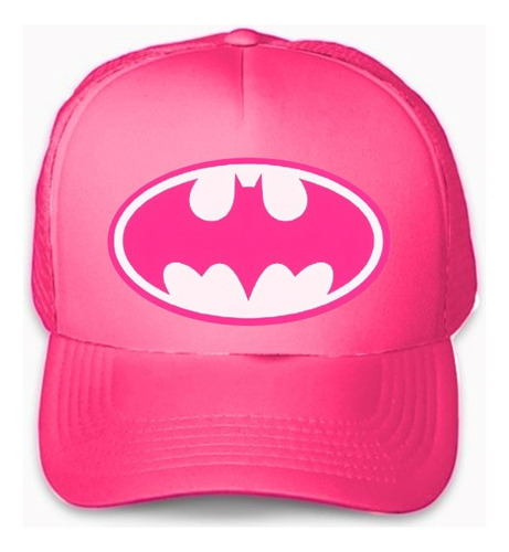 Gorra Rosa Batman Logo  Unisex Ajustable