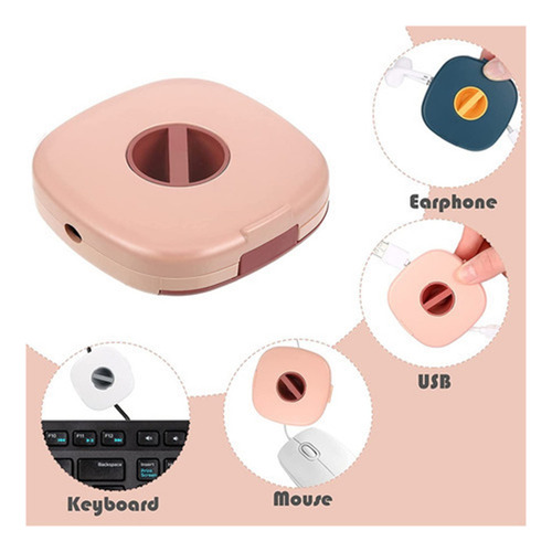 A 6 Pieces Charging Cable Storage Box R