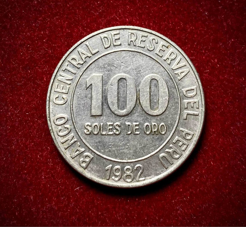 Moneda 100 Soles Peru 1982 Km 283