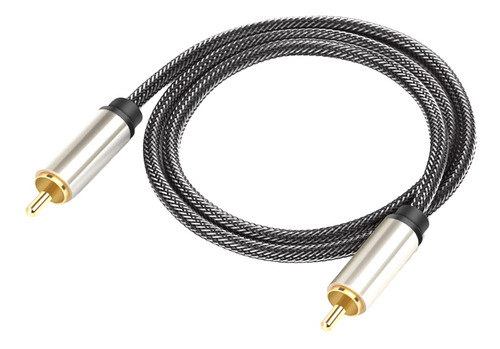 Cable Coaxial De Audio Digital Estéreo Chapado En Oro Y 1m